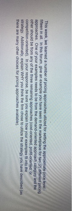 please answer this question it's a discussion