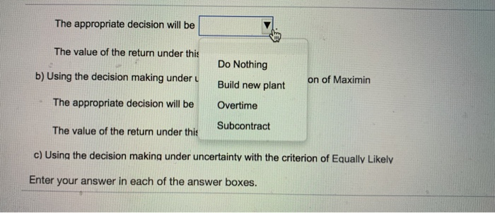 Very Favorable Alternatives Market Build new