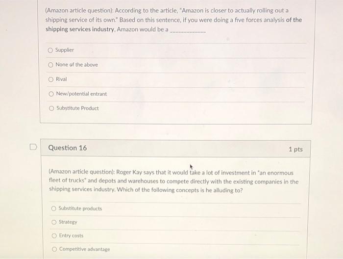 (Amazon article question): According to the