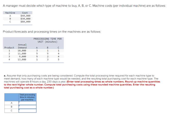 Can you please highlight the answer for each