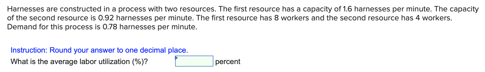 Harnesses are constructed in a process with two