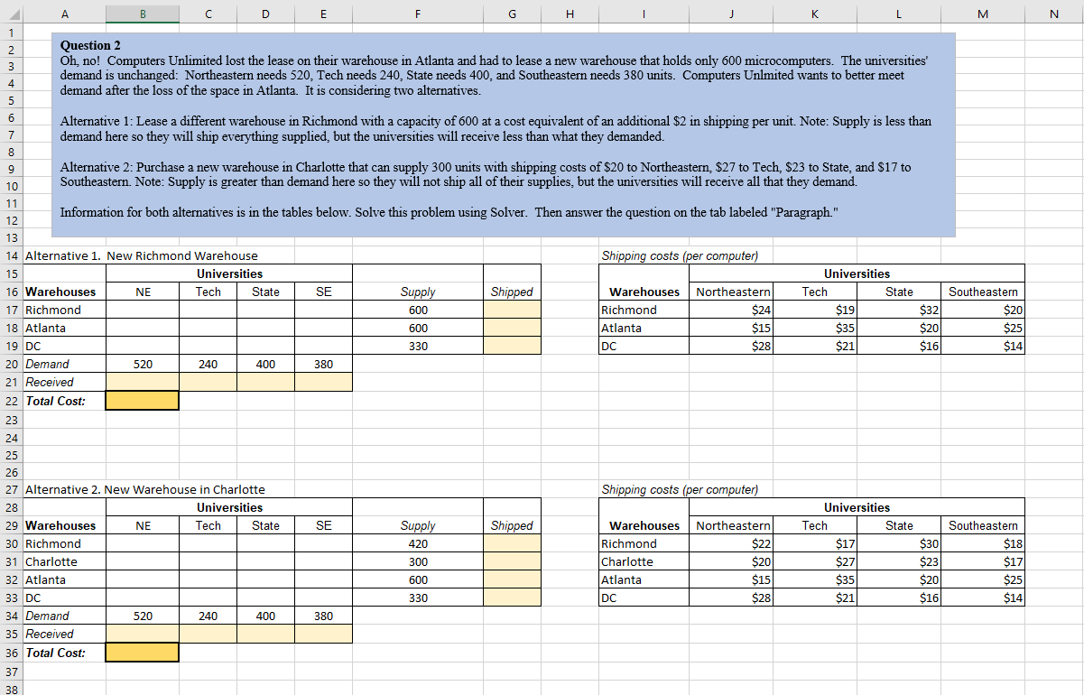 A B C D G H Question 2 Oh, no! Computers