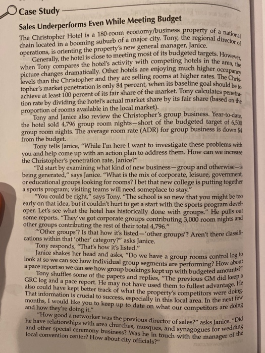 what factor should Janice consider in relation to