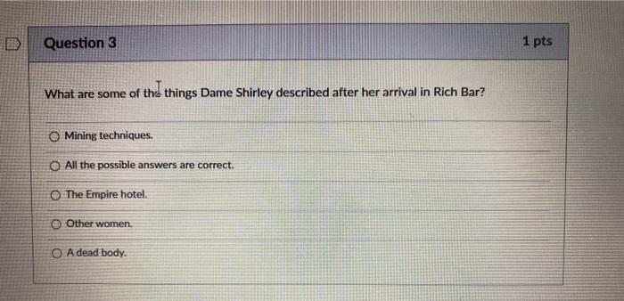 this is a question, there's no other information!