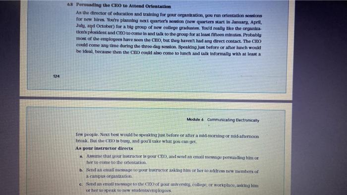 48 Penyanding the CEO to Attend Orientation As