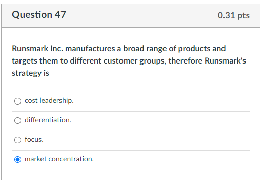 Question 8 0.31 pts Tangible assets, such as land
