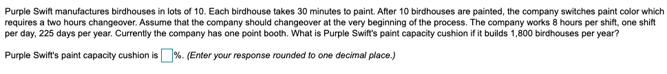 Purple Swift manufactures birdhouses in lots of