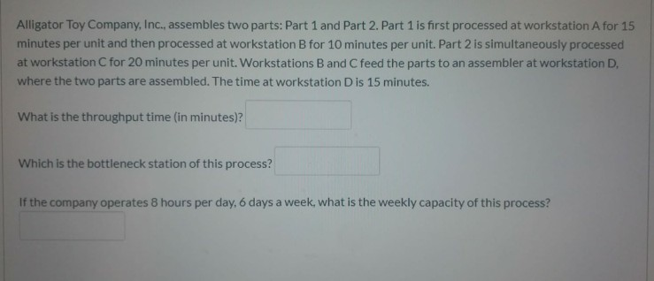 Please show your workings ! Alligator Toy