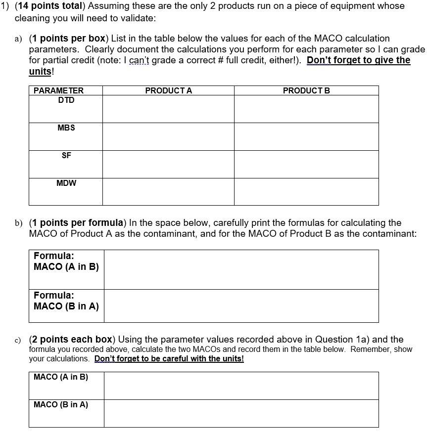 Consider two products that may be processed in a
