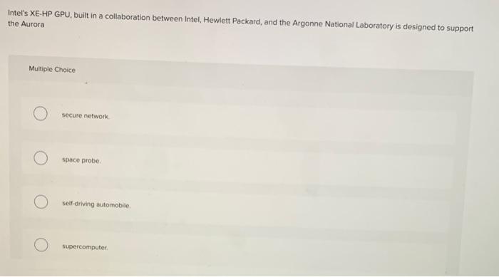 Intel's XE-HP GPU, built in a collaboration