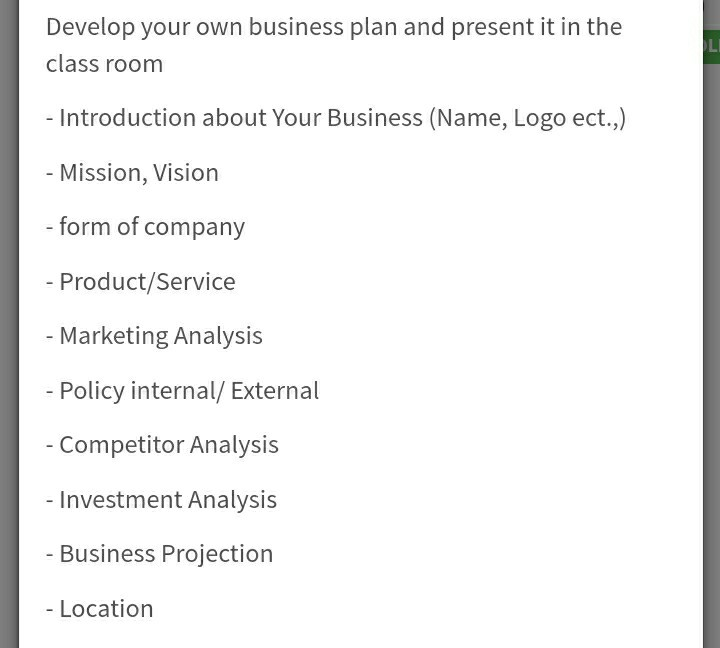 can you do for a bakery shop Develop your own