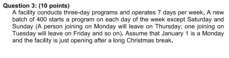 A. (3 points) Complete all entries in the table