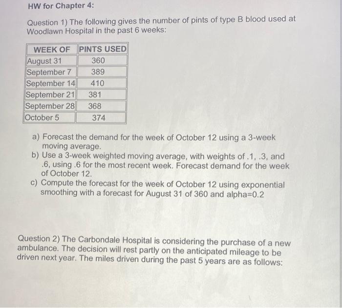 make sure answers are correct and show work
