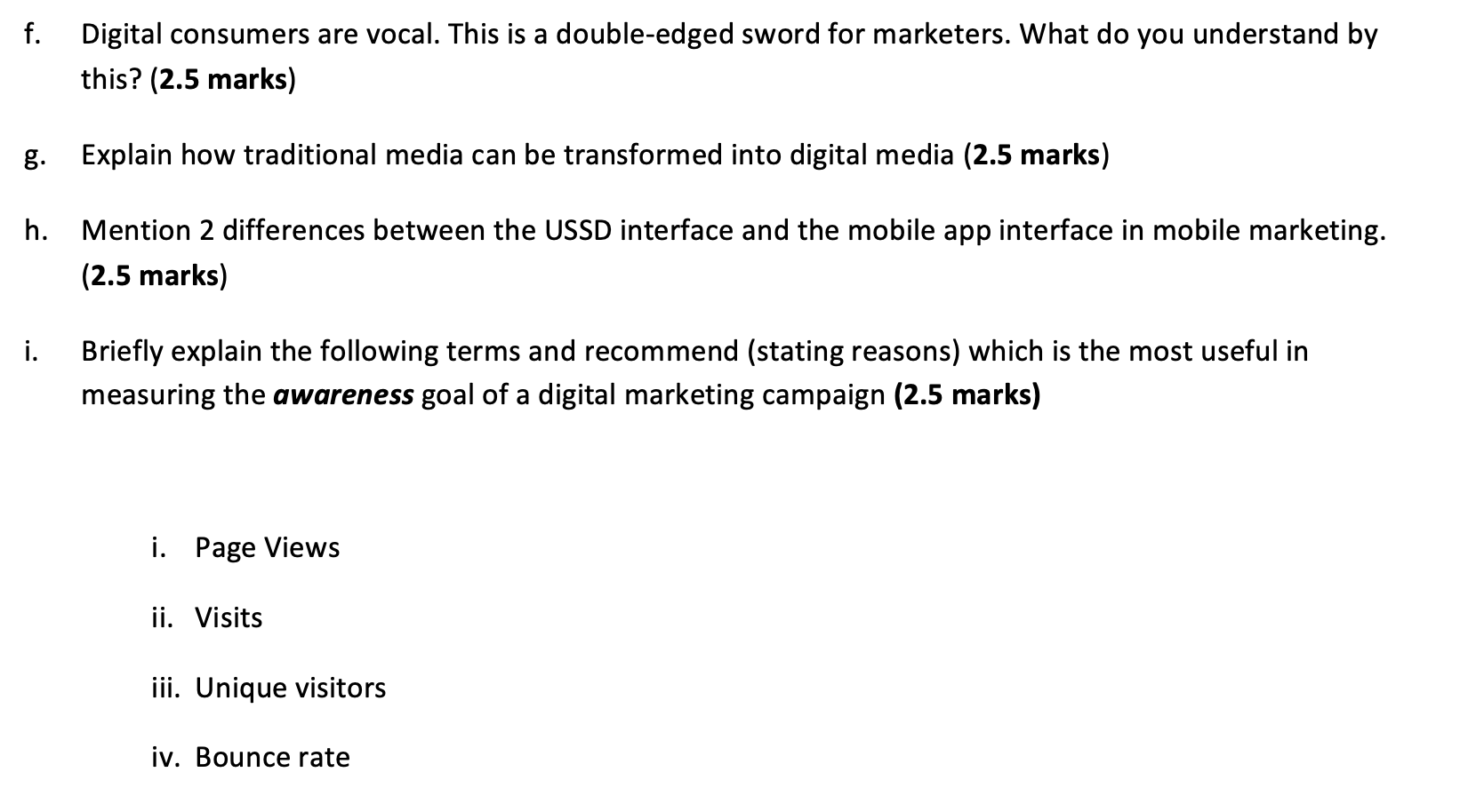 f. Digital consumers are vocal. This is a