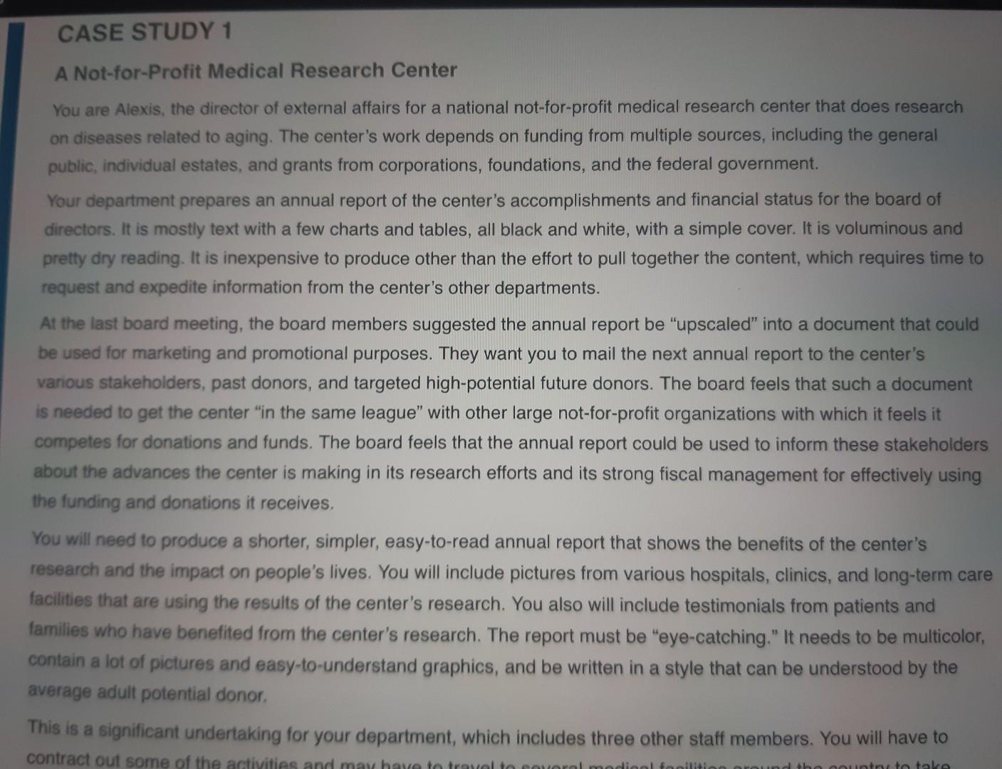 please also develop an estimated resource