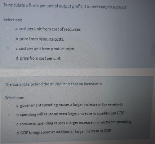 To calculate a firm's per unit of output profit,