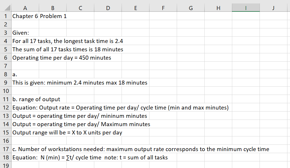 E G H J A B D 1 Chapter 6 Problem 1 2 3 Given: 4