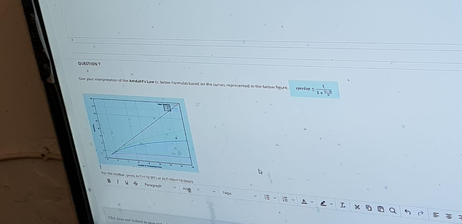 QUESTION7 Gee you interpretation of the Amdahts