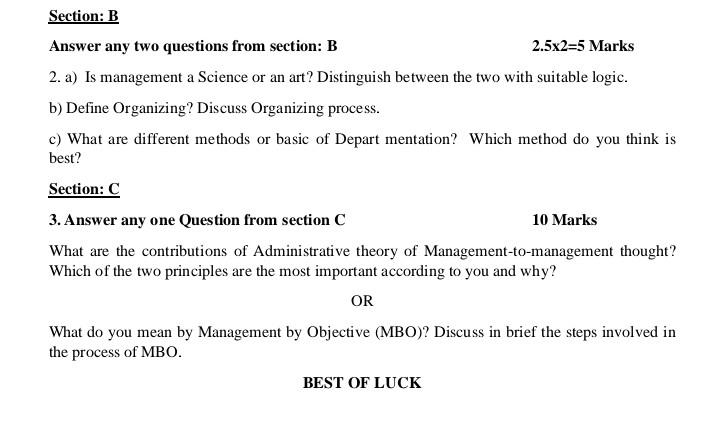 This is a management question.. Operations