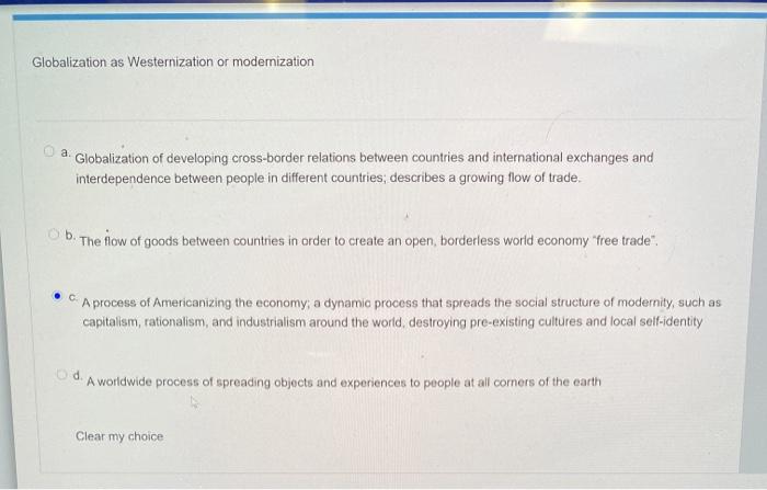 Globalization as internationalization a