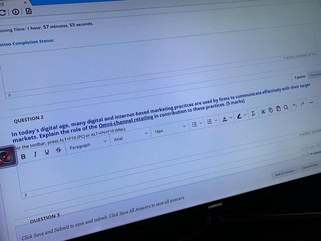 MKT264 intermediate marketing d mining Time: 1