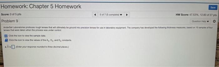 this has 8 parts to it. It asks for a sum mean,