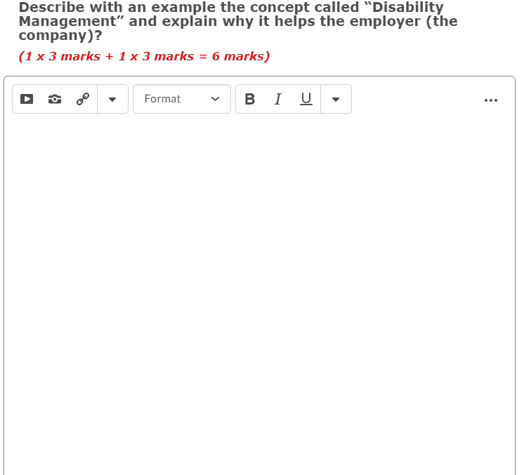 Describe with an example the concept called