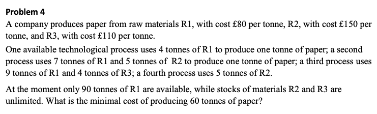 SOLVE IT USING EXCEL DATA SOLVER LINEAR