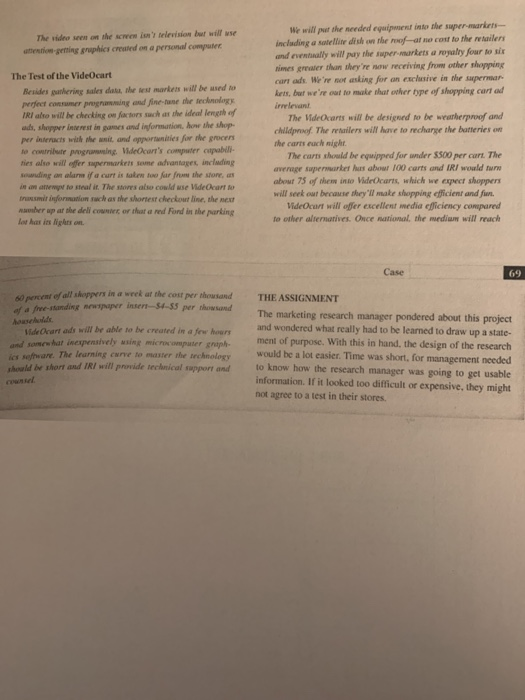 Read the article and answer the assignment in