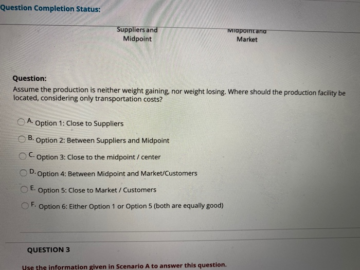 QUESTION 2 Scenario A In a certain country the