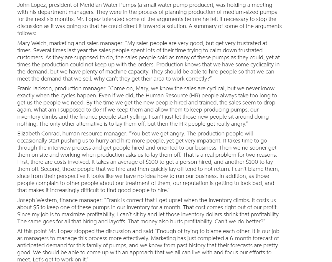 John Lopez, president of Meridian Water Pumps (a