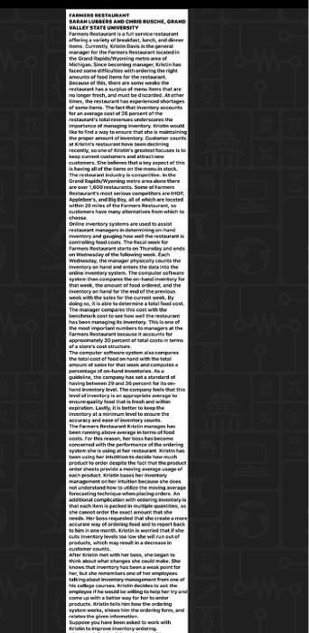 question: the supplier kristin uses is located in