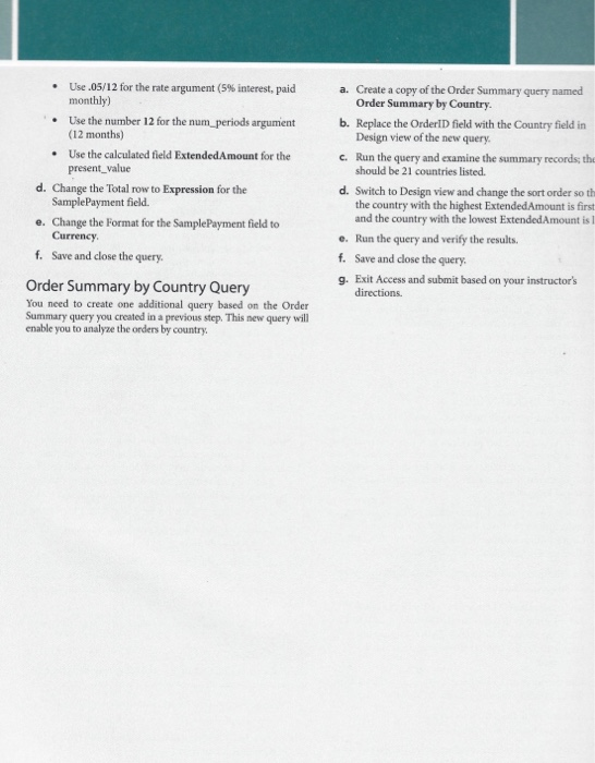 CHAPTER 3 . Capstone Exercise Capstone Exercise