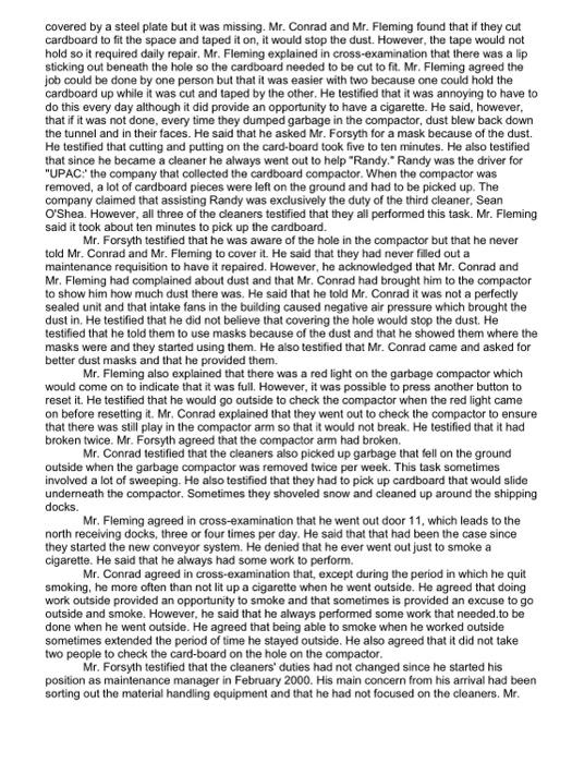 Please answer question one Case ULP.1 UNFAIR