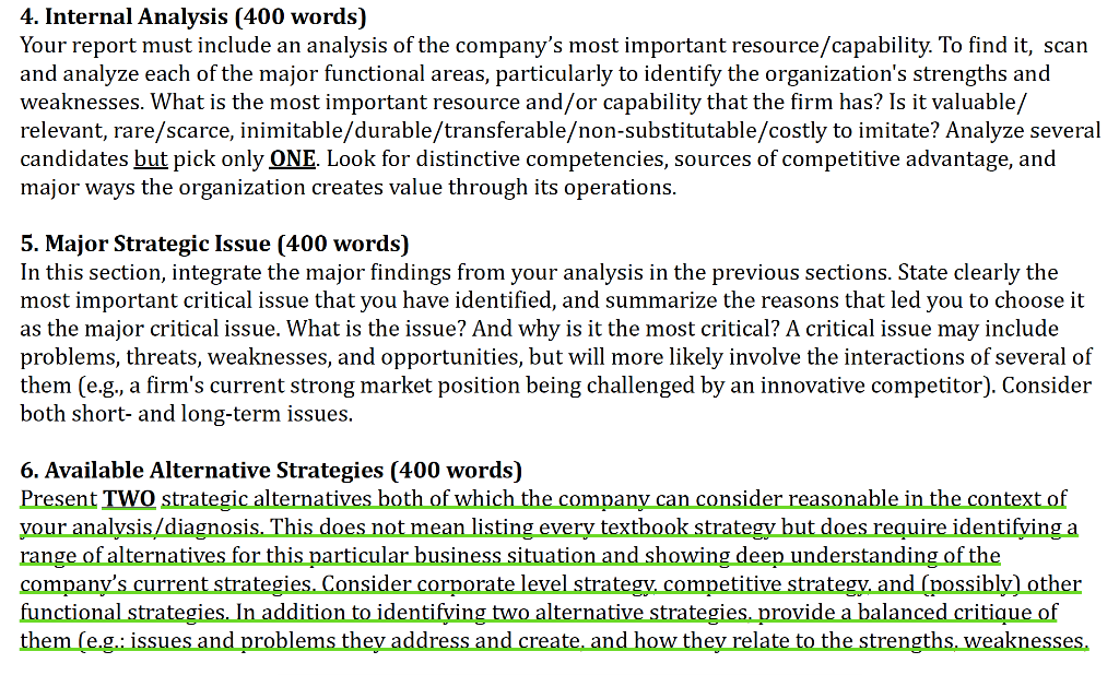 5. Major Strategic Issue for Hilton Worldwide Inc