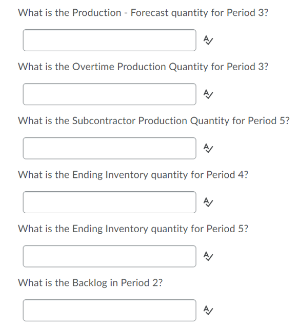 Please help me with this aggregate planning