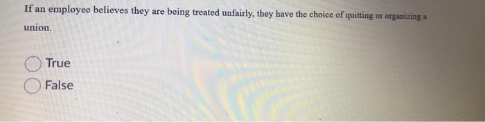 h If an employee believes they are being treated