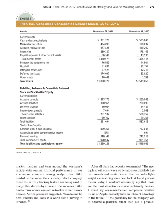 (1) an evaluation of competitive forces in the