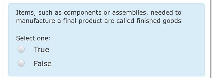 Inventory is any stored resource that is used to
