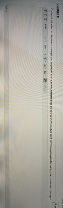 short answe please Question 11 10 pc