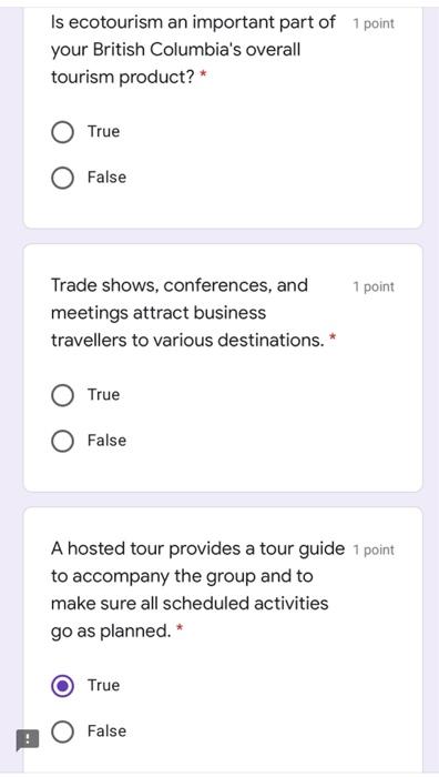 can you ans these Is ecotourism an important part