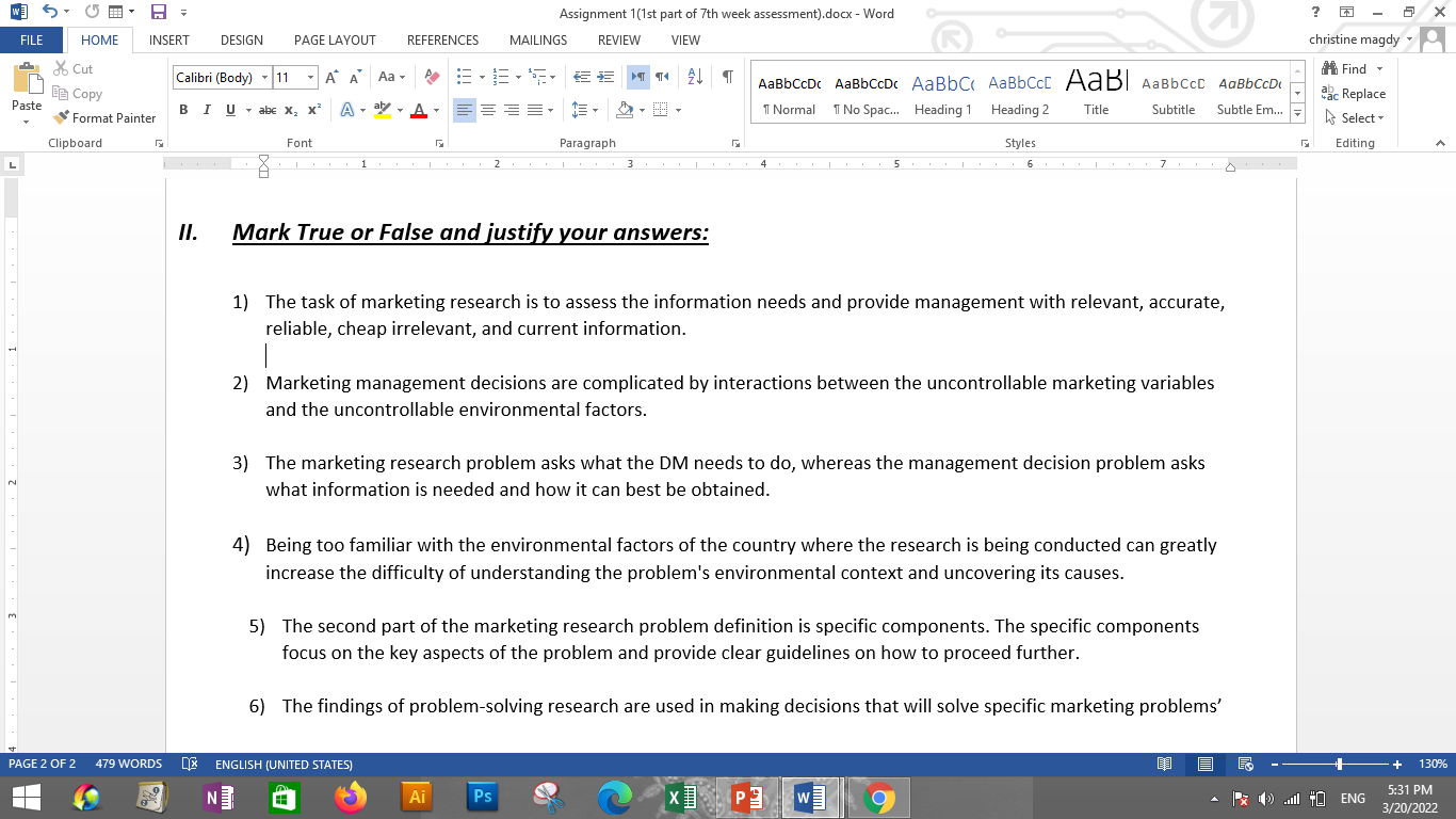 w] 5 SU Assignment 1(1st part of 7th week