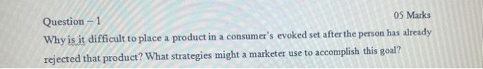 Question - 1 OS Marks Why is it difficult to