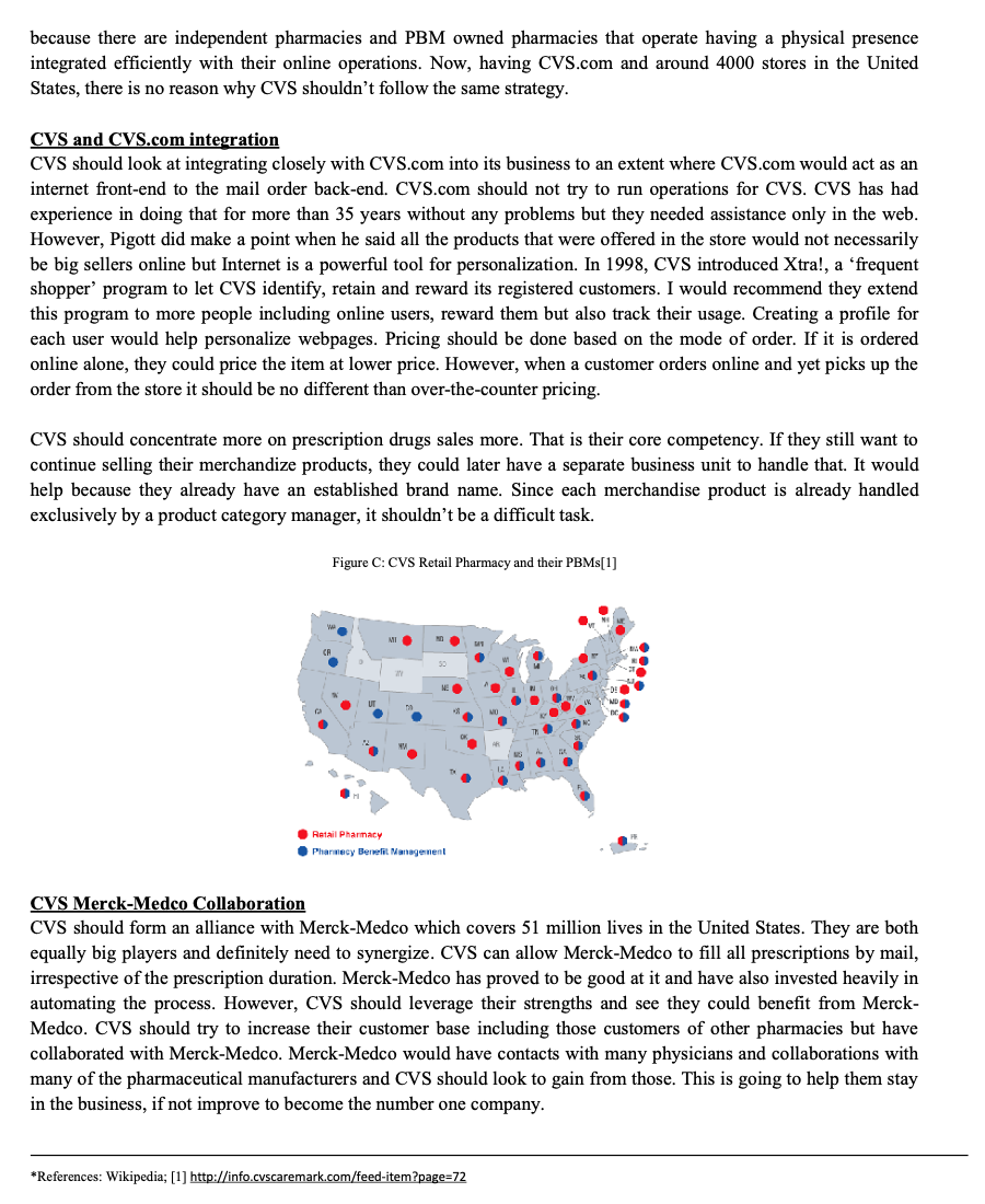 How closely should CVS integrate CVS.com into its