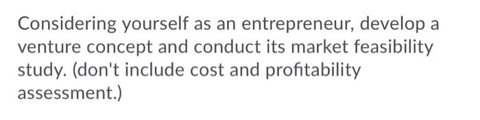 700- 800 WORDS Considering yourself as an