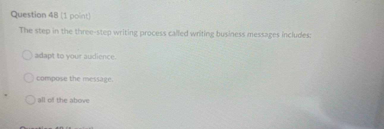 y Question 22 (1 point) Techniques for developing