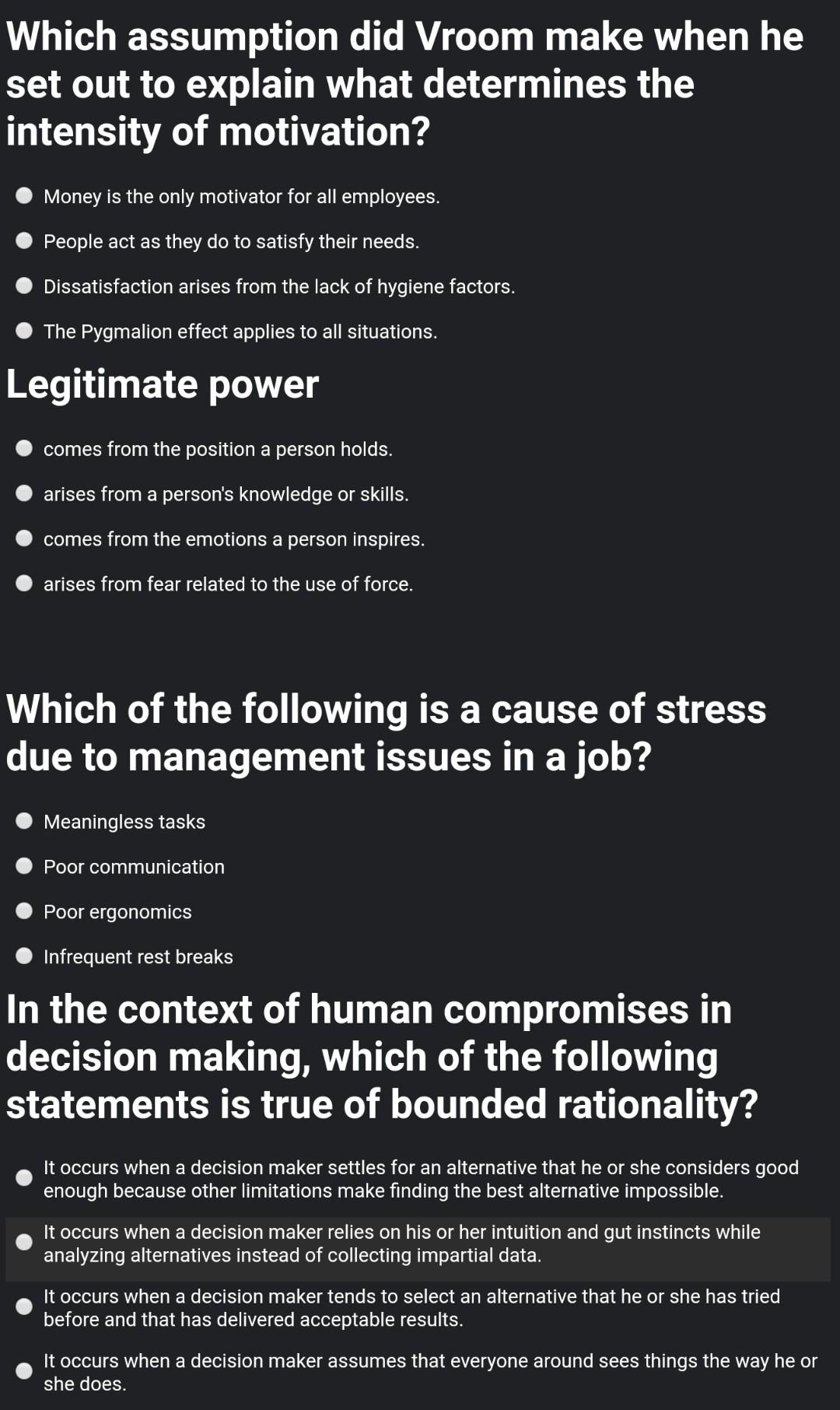 Which assumption did Vroom make when he set out