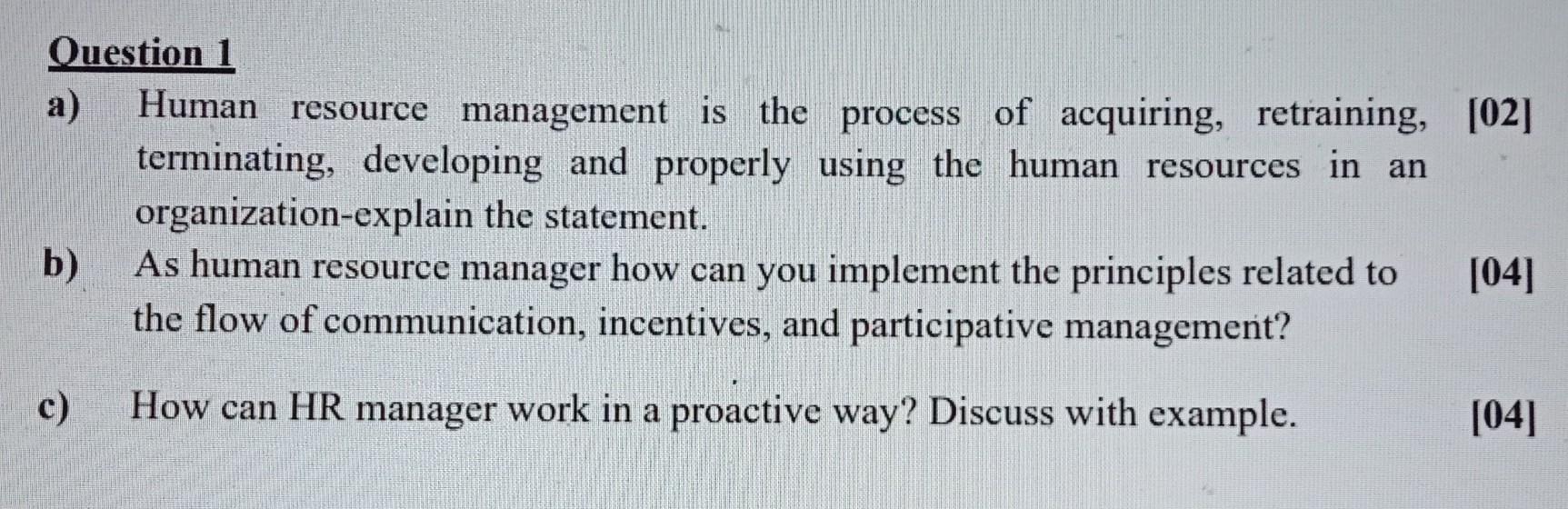 Please fast answer me. Question 1 a) Human