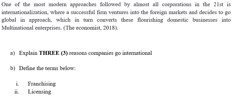 One of the most modern approaches followed by