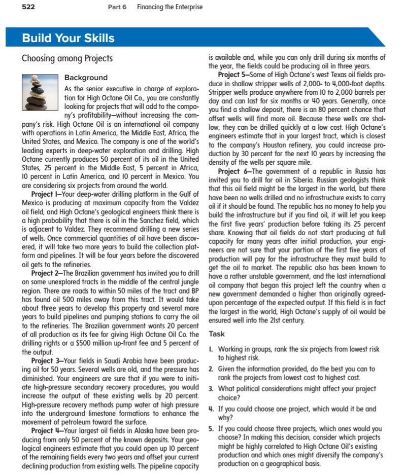 522 Part 6 Financing the Enterprise Build Your